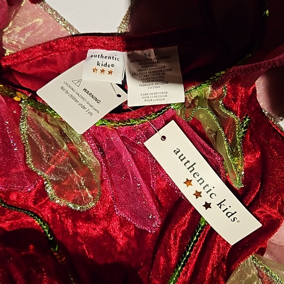 Authentic Kids Fairy Dress Costume - Picture 3 of 4